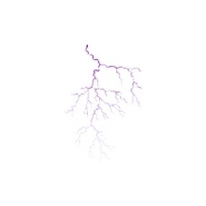 Purple Lightning Bolt